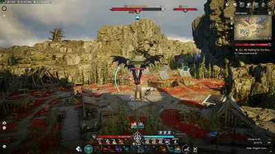 AION 2 Cheats flight view with a winged Daeva over Safehaven